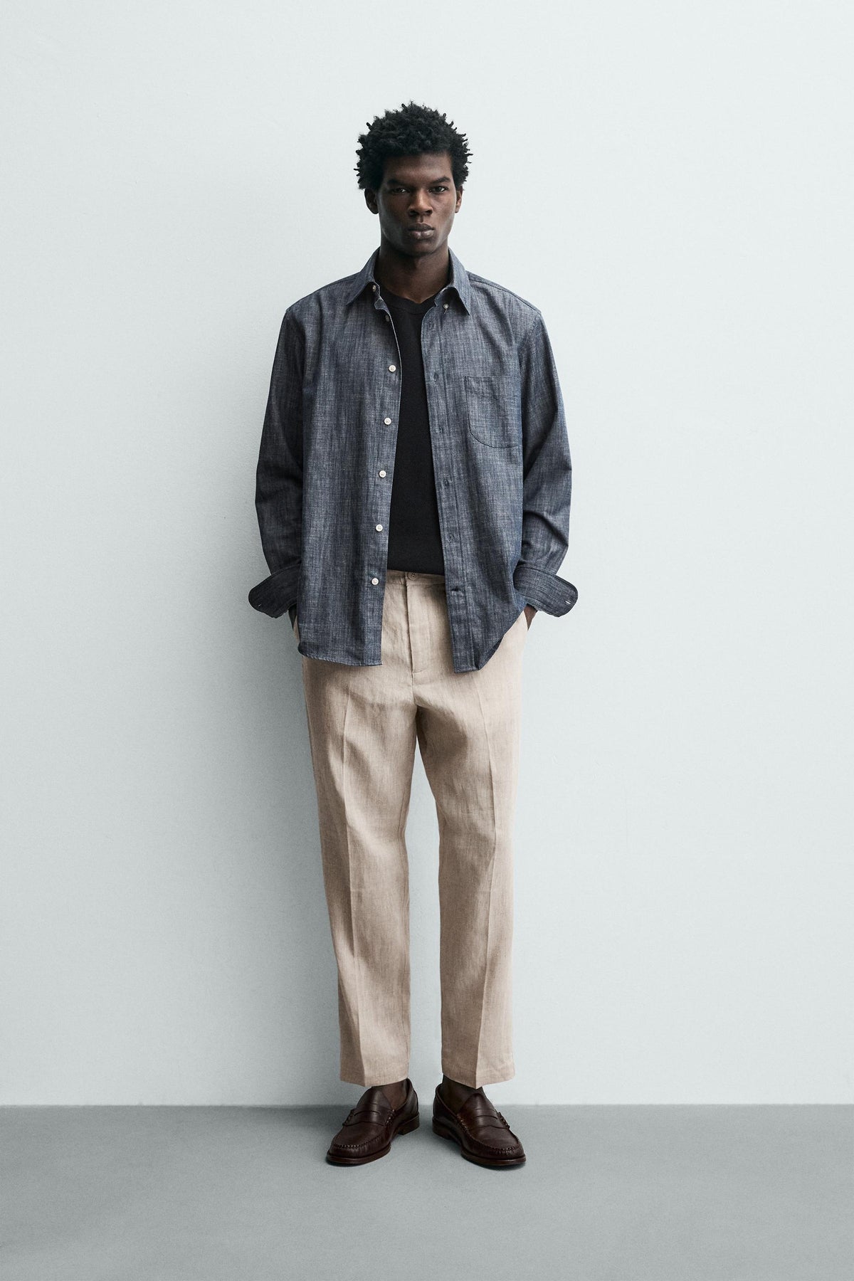 Linen Regular Trousers