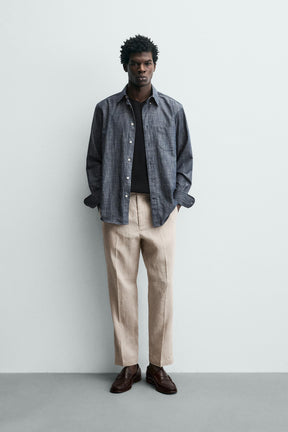 Linen Regular Trousers