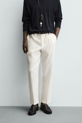 Linen Regular Trousers