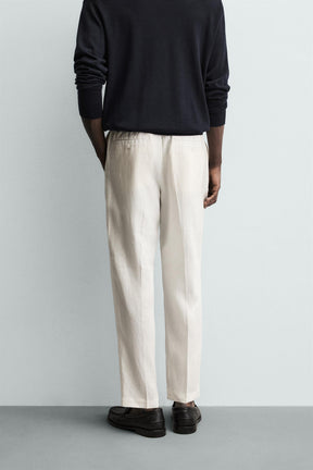 Linen Regular Trousers