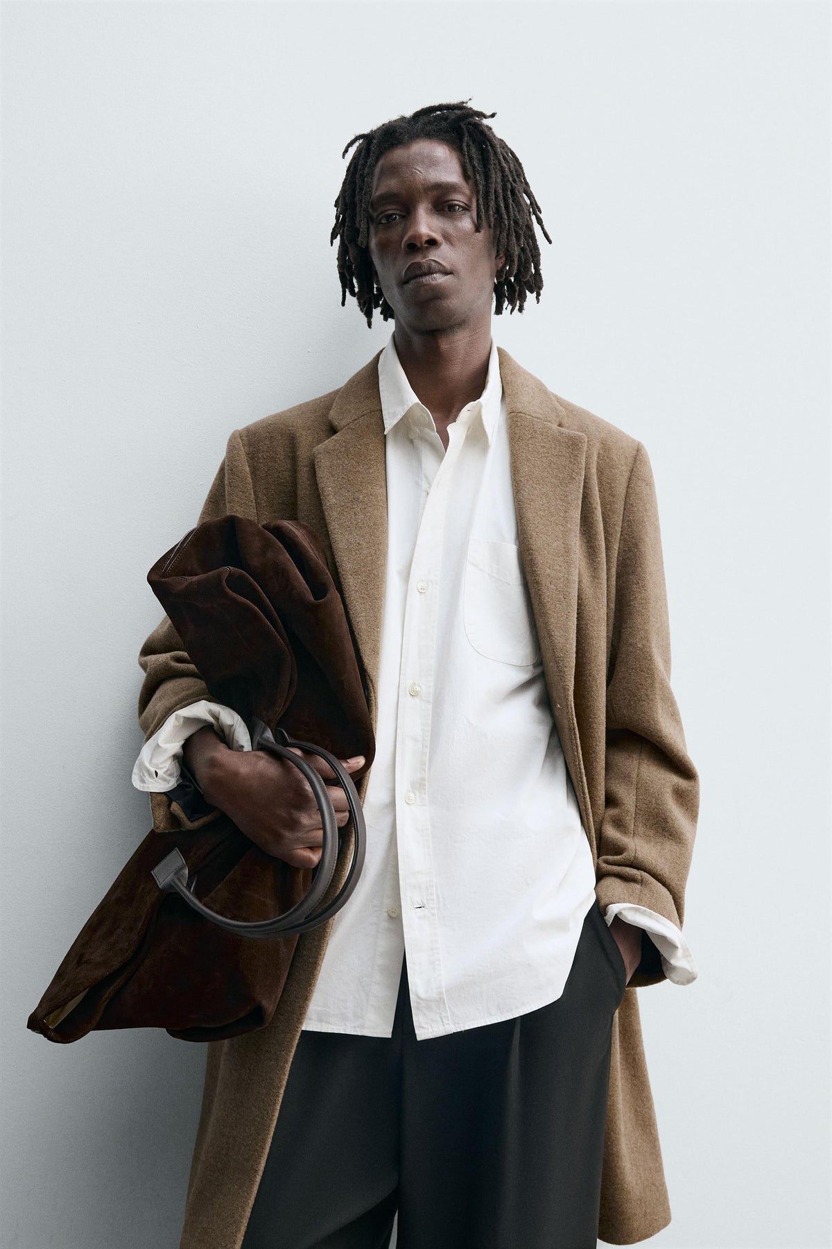 REGULAR FIT WOOL COAT - Image 2