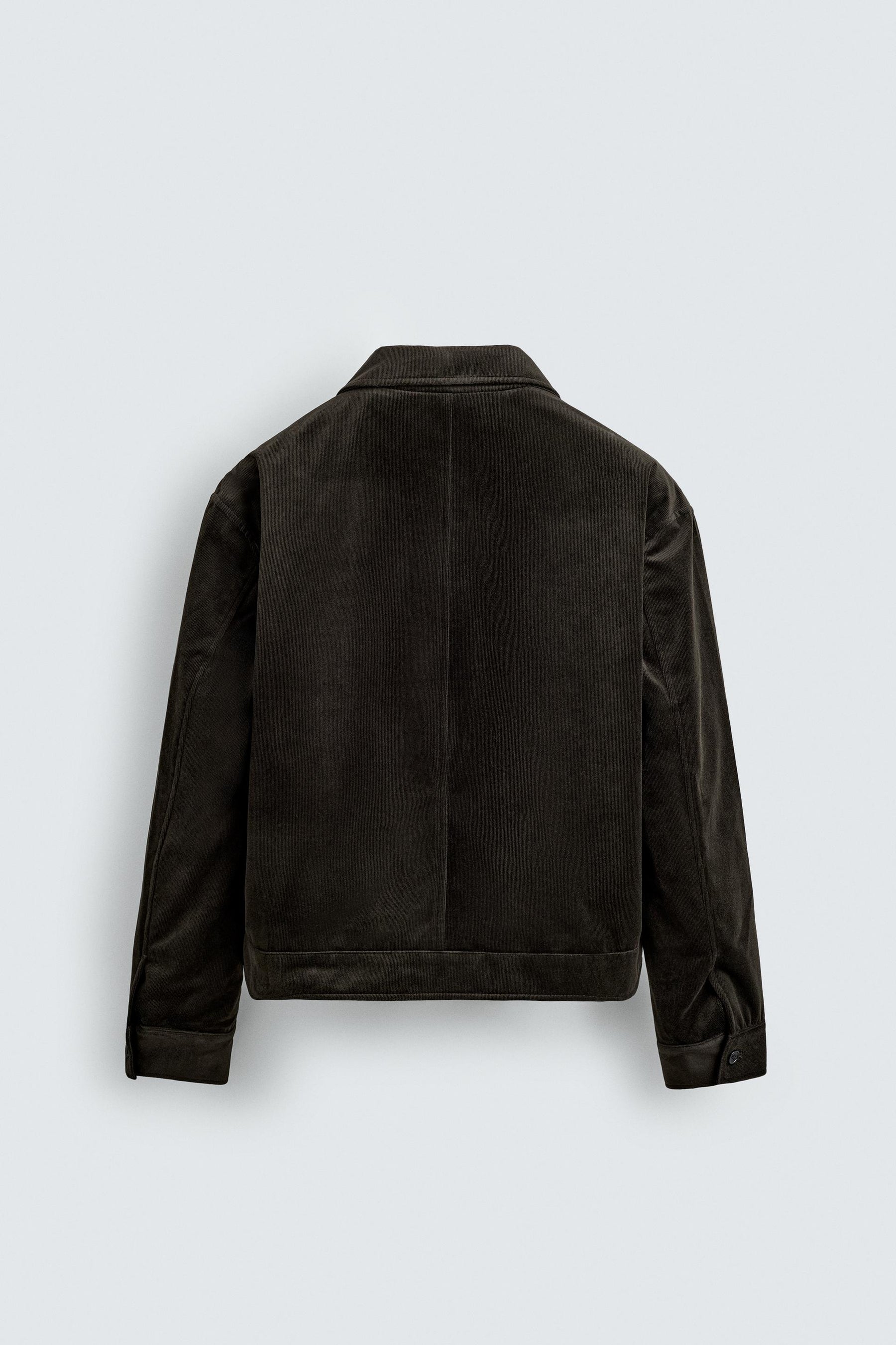 TEXTURED VELVET OVERSHIRT - Image 7