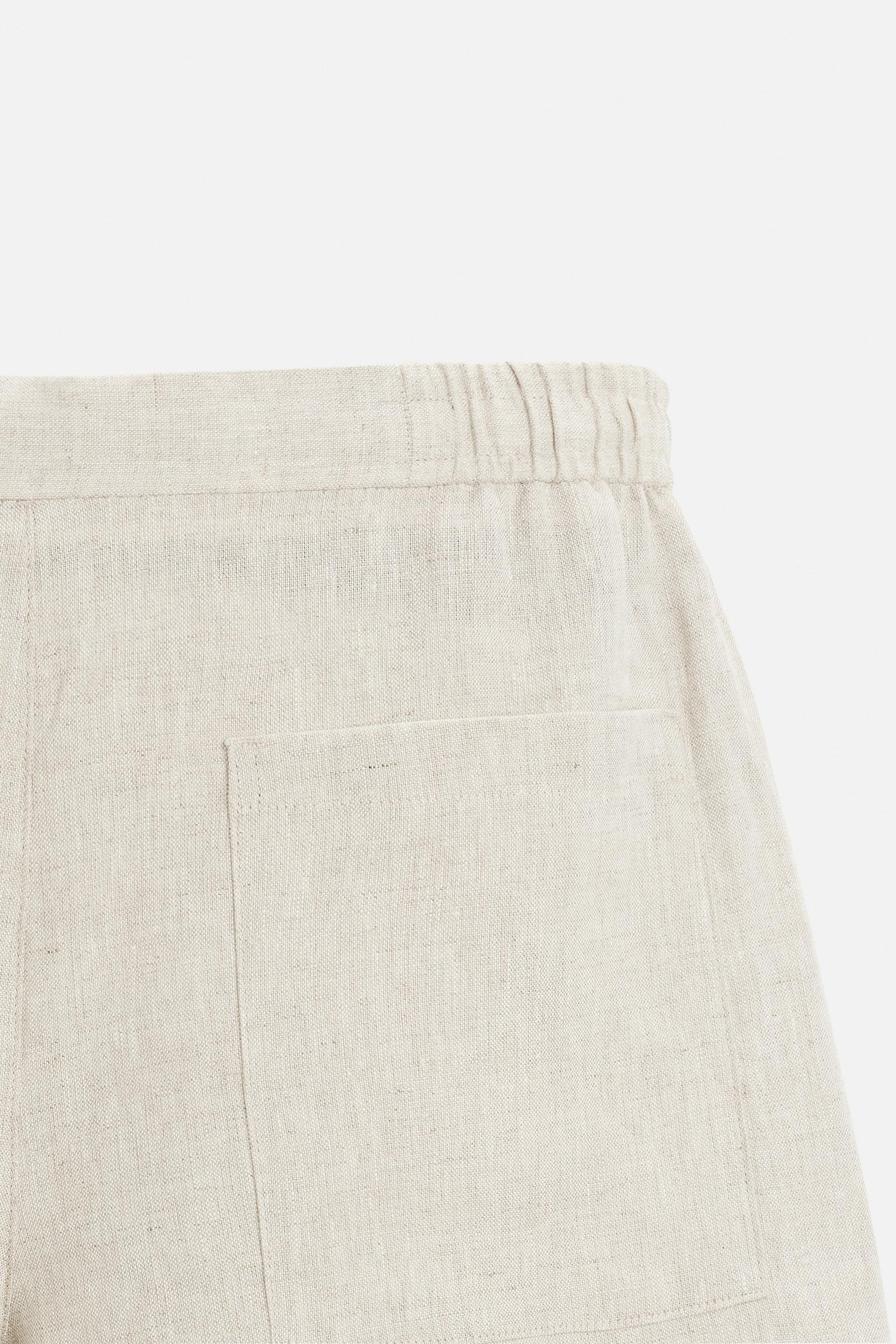100% LINEN BERMUDA SHORTS - Image 9