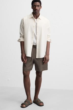 100% LINEN BERMUDA SHORTS - Image 5