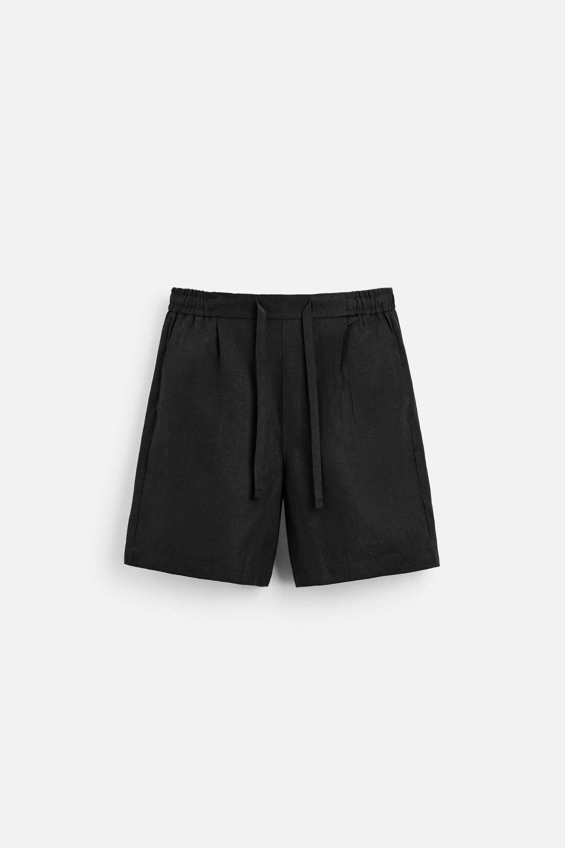 100% LINEN BERMUDA SHORTS - Image 6