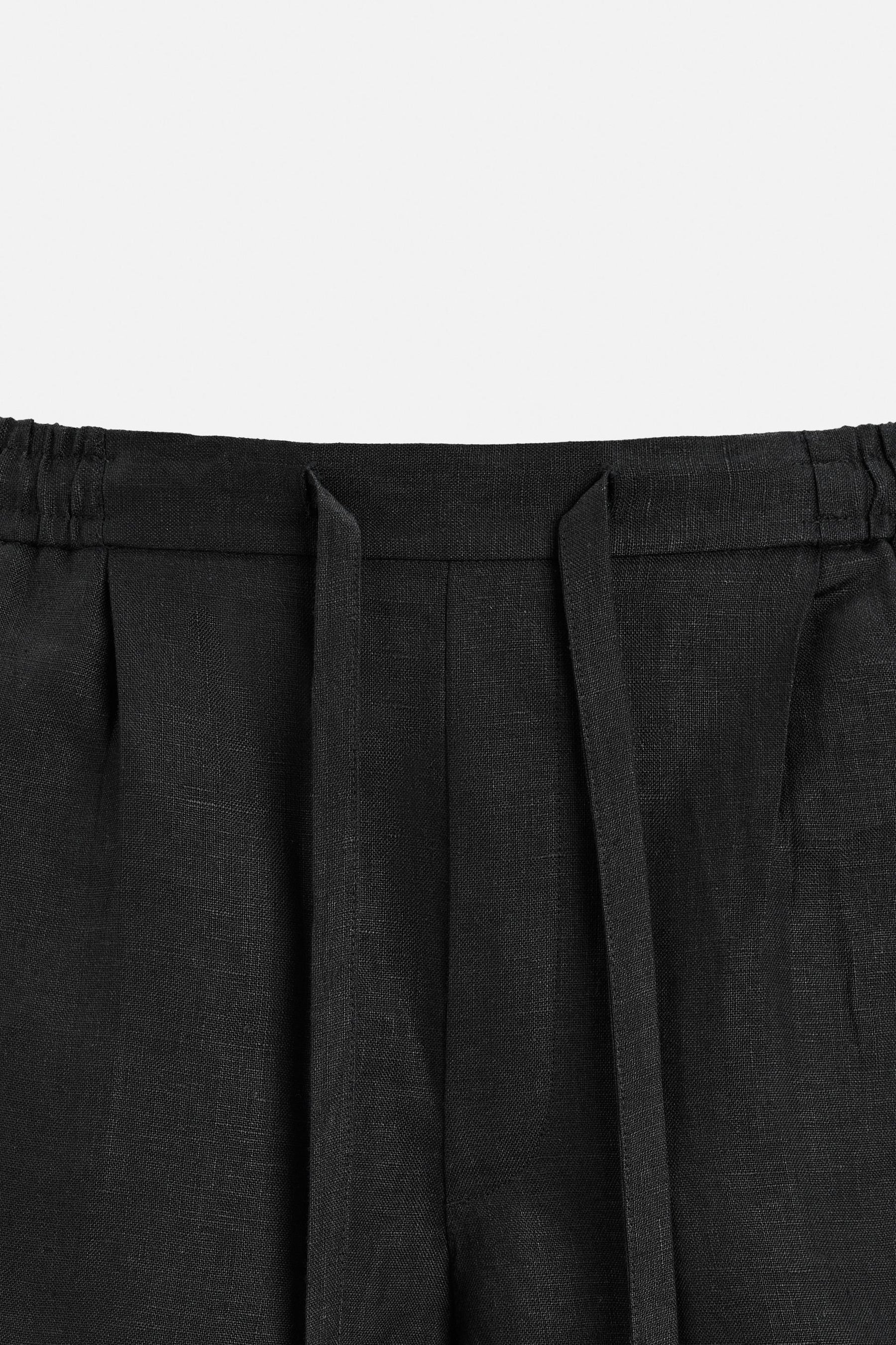100% LINEN BERMUDA SHORTS - Image 8