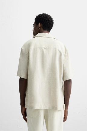 RELAXED FIT LINEN SHIRT - Image 3