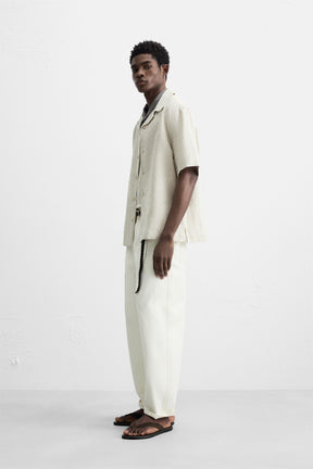 RELAXED FIT LINEN SHIRT - Image 4