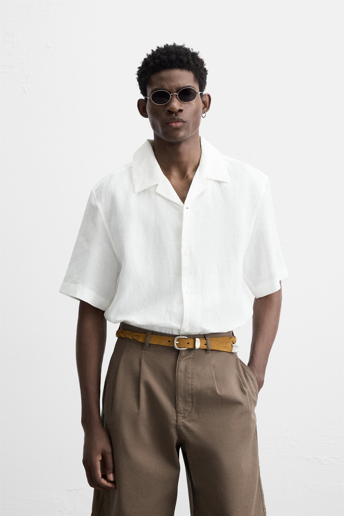 RELAXED FIT LINEN SHIRT - Image 2