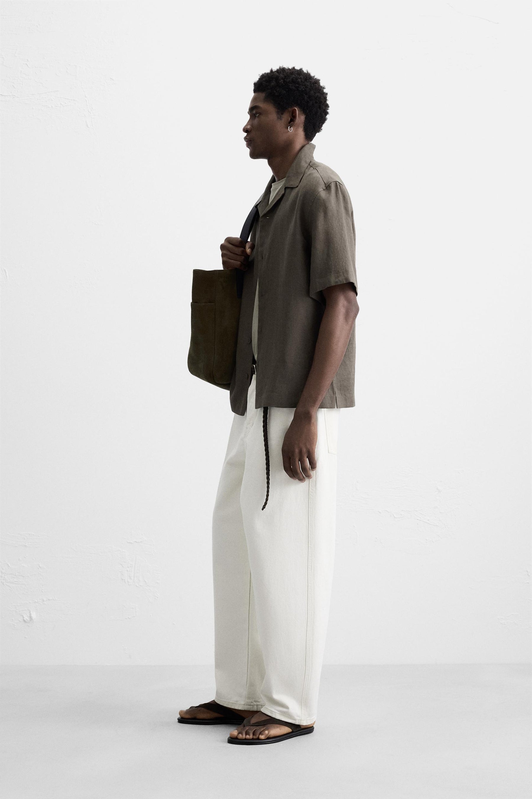 RELAXED FIT LINEN SHIRT - Image 4