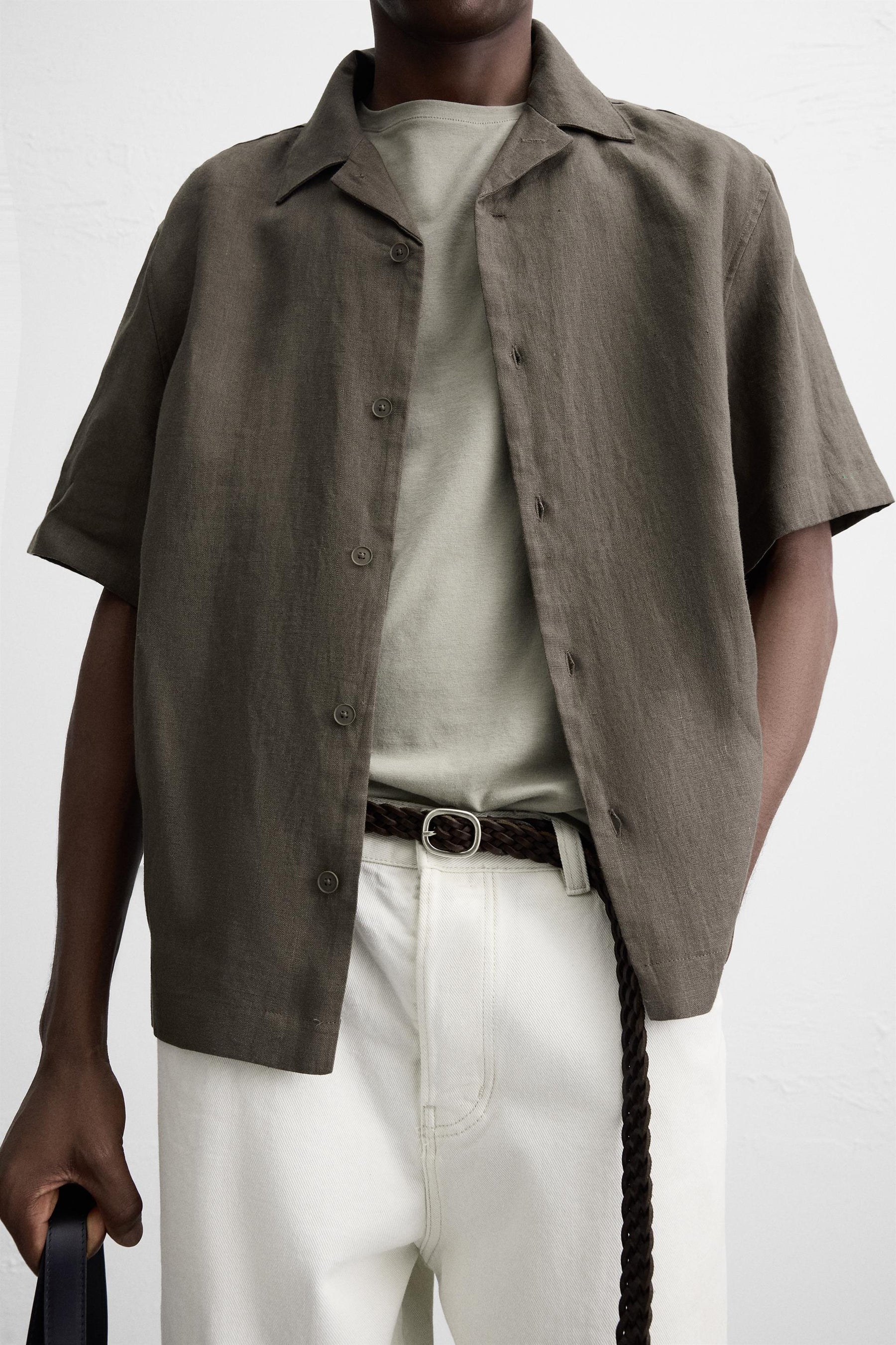 RELAXED FIT LINEN SHIRT - Image 5