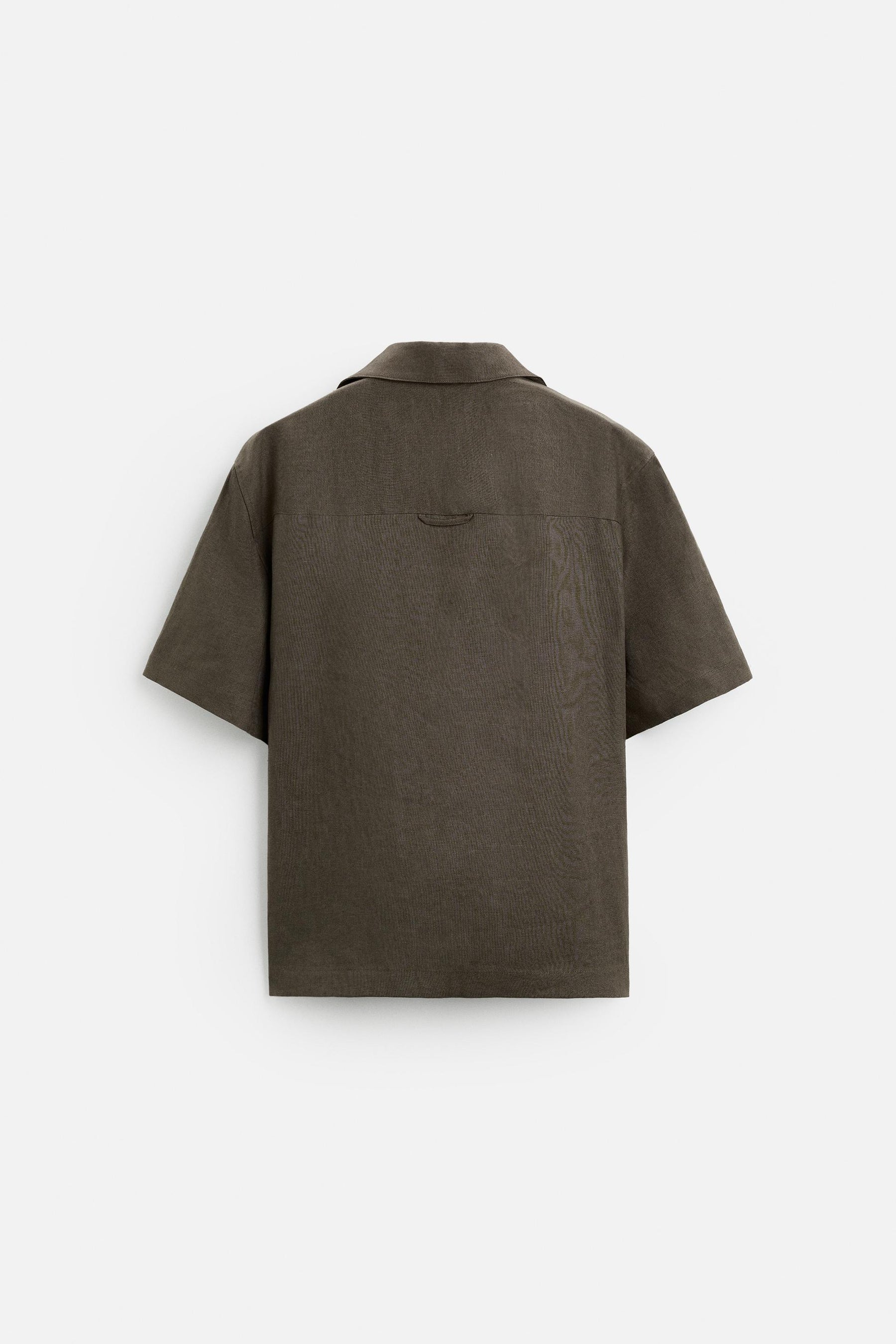 RELAXED FIT LINEN SHIRT - Image 6