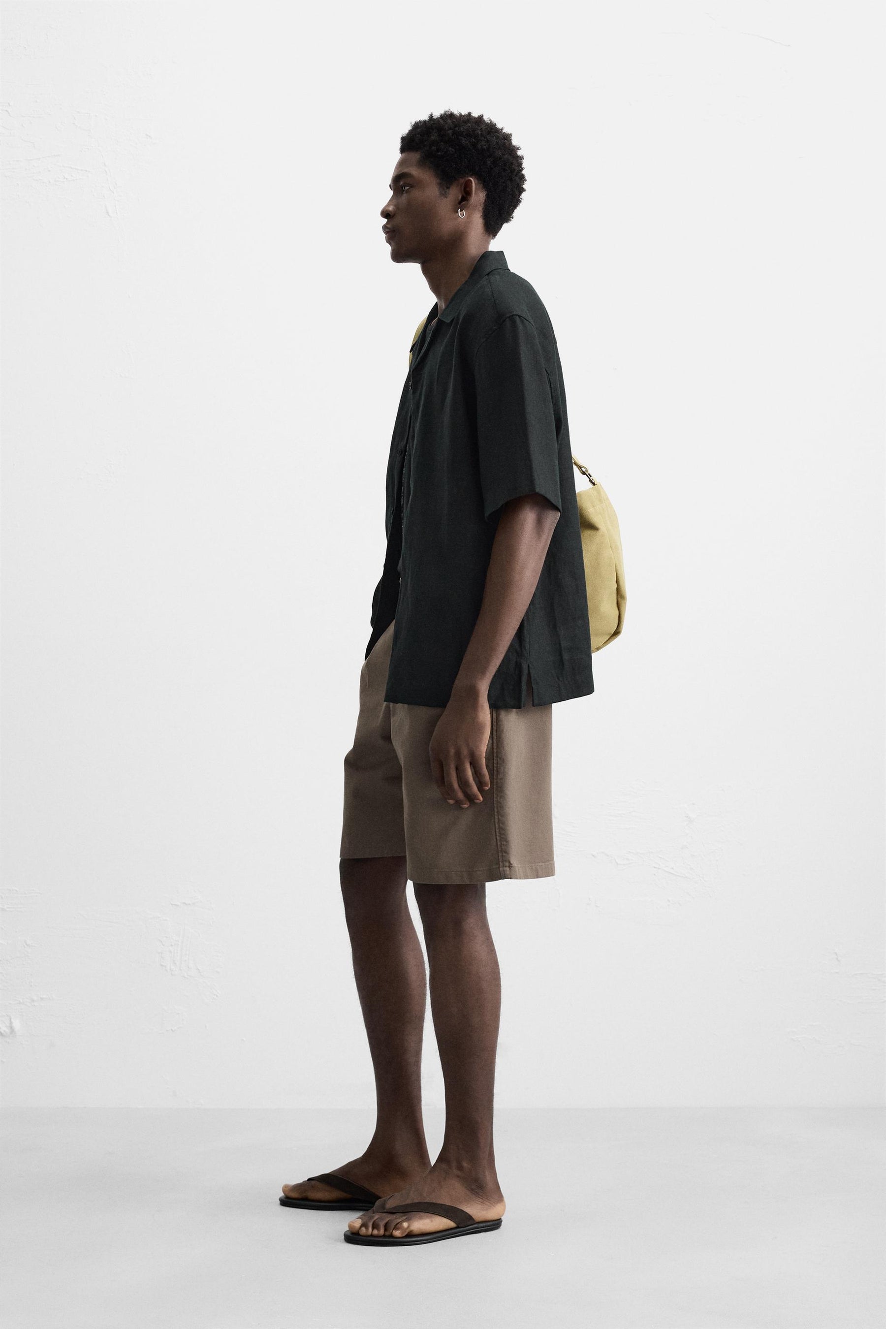 RELAXED FIT LINEN SHIRT - Image 4