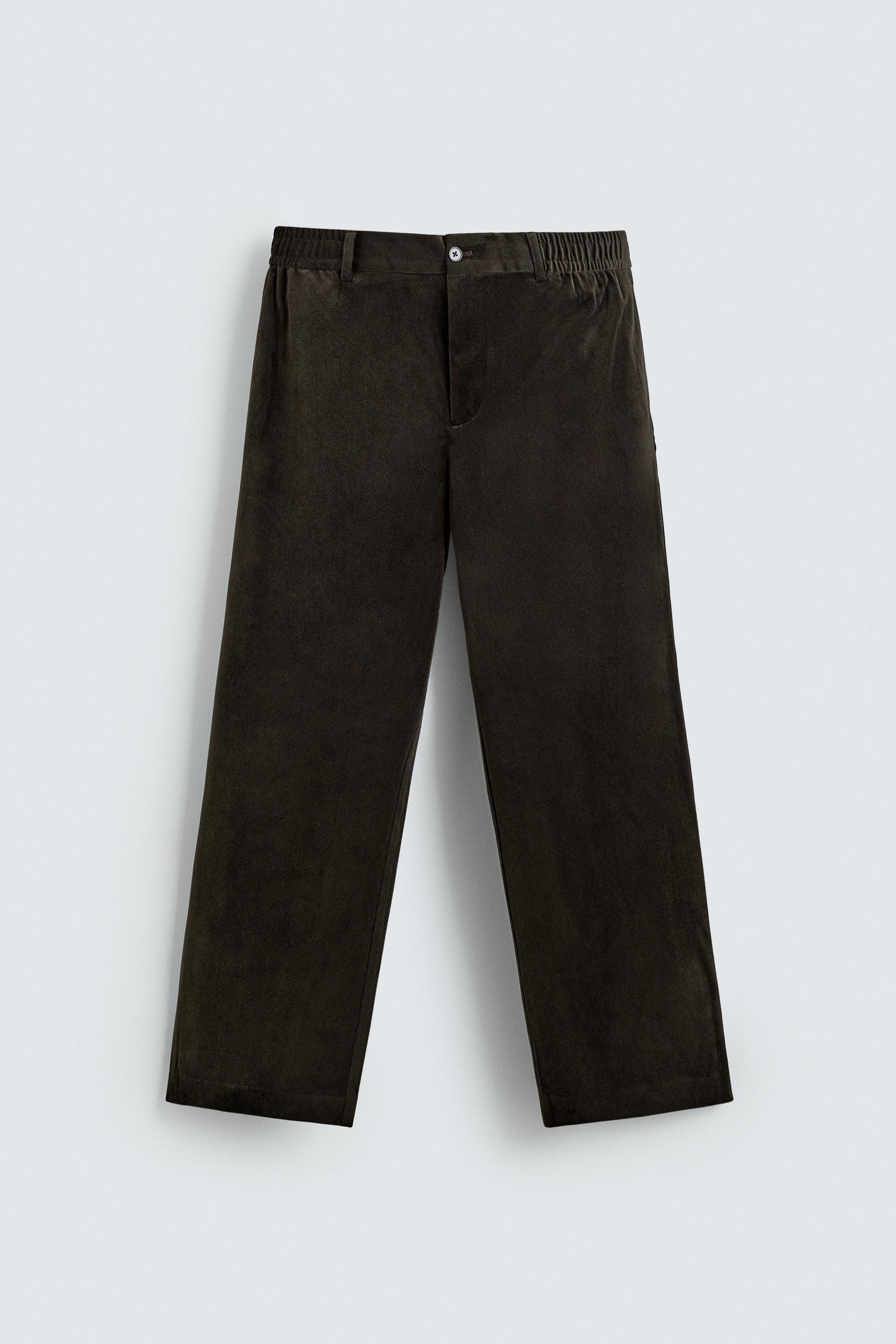 TEXTURED VELVET TROUSERS - Image 5