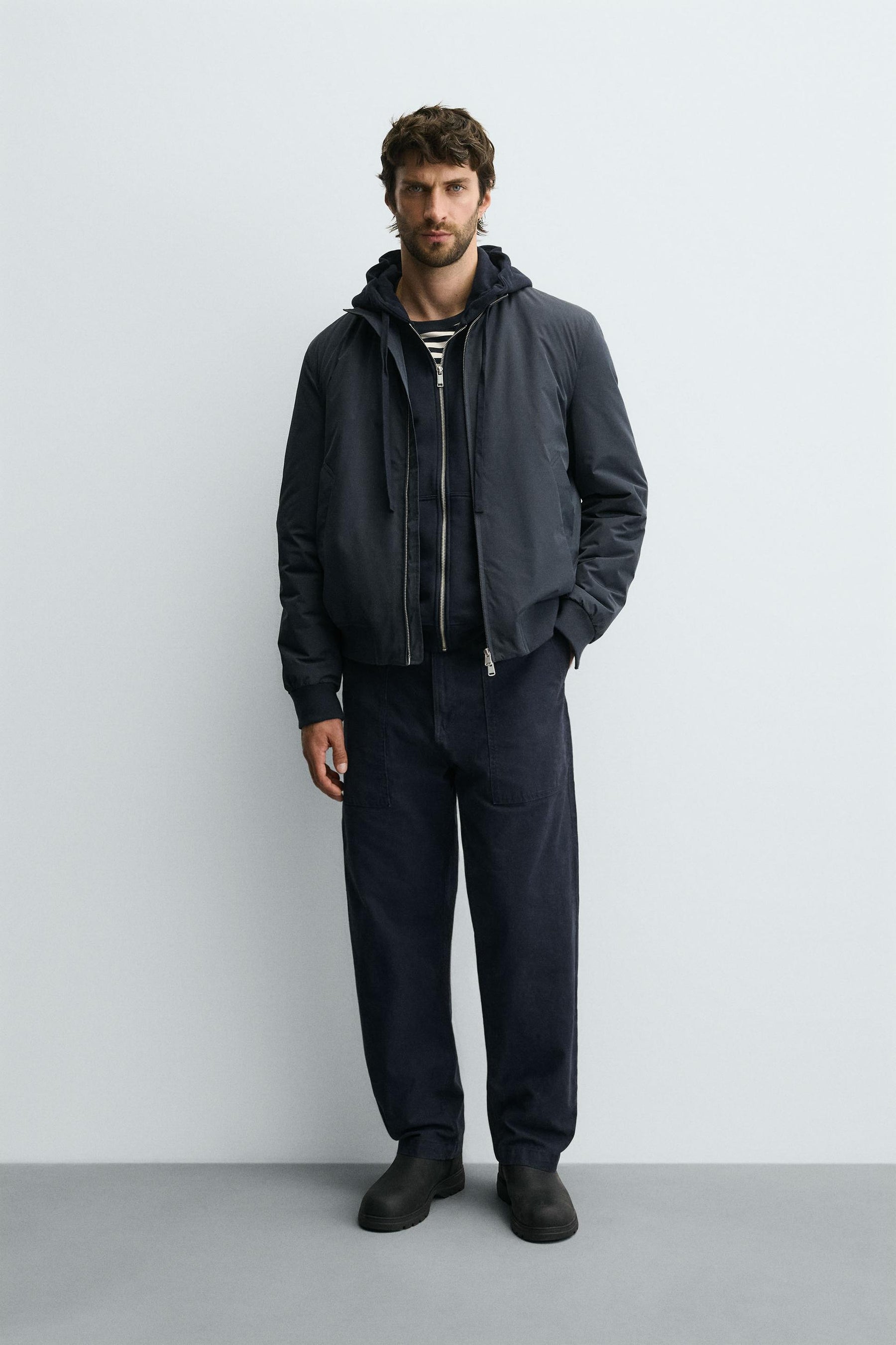 WATER-REPELLENT QUILTED JACKET - Image 1