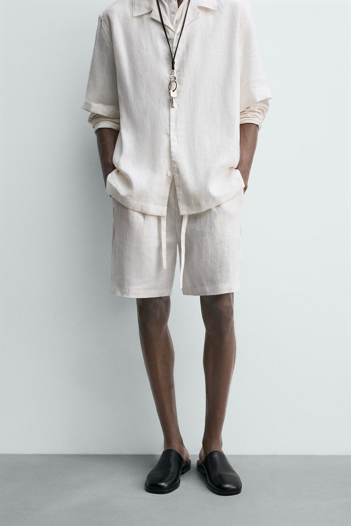 Relaxed Linen Shorts