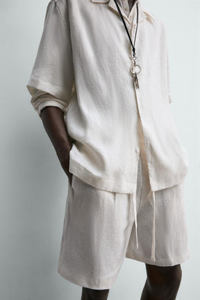 Relaxed Linen Shorts