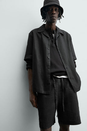 Relaxed Linen Shorts