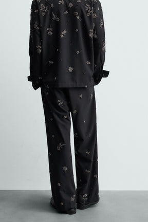 Sequin Relaxed Trousers