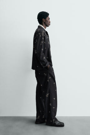 Sequin Relaxed Trousers