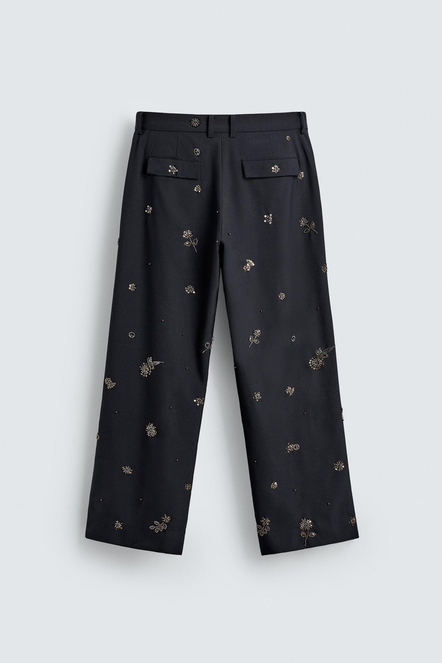 Sequin Relaxed Trousers