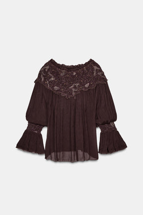 Embroidered Limited Edition Blouse