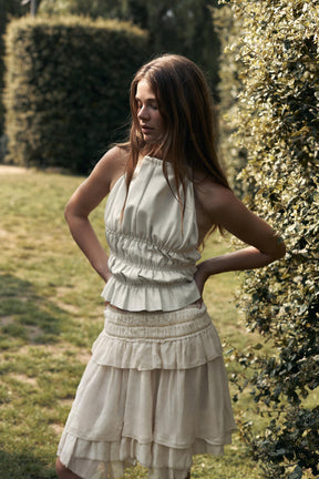 Georgette Ruffle Skirt