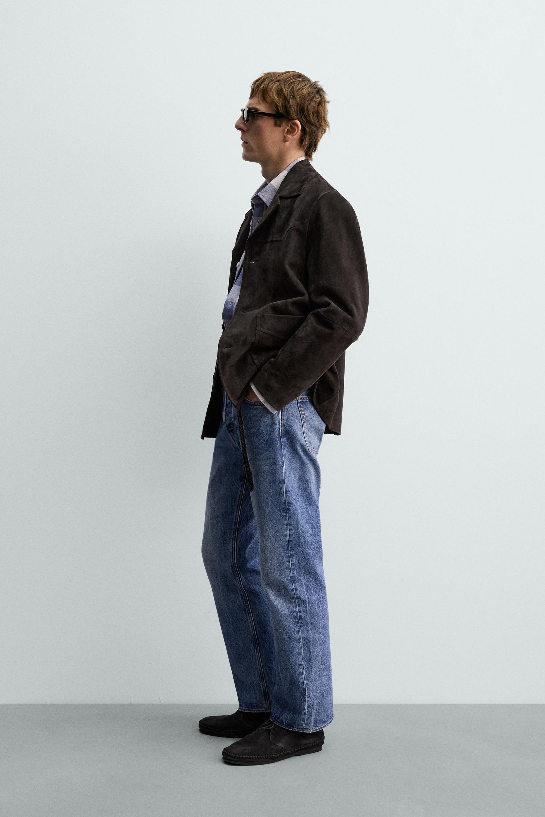 Faux Suede Overshirt