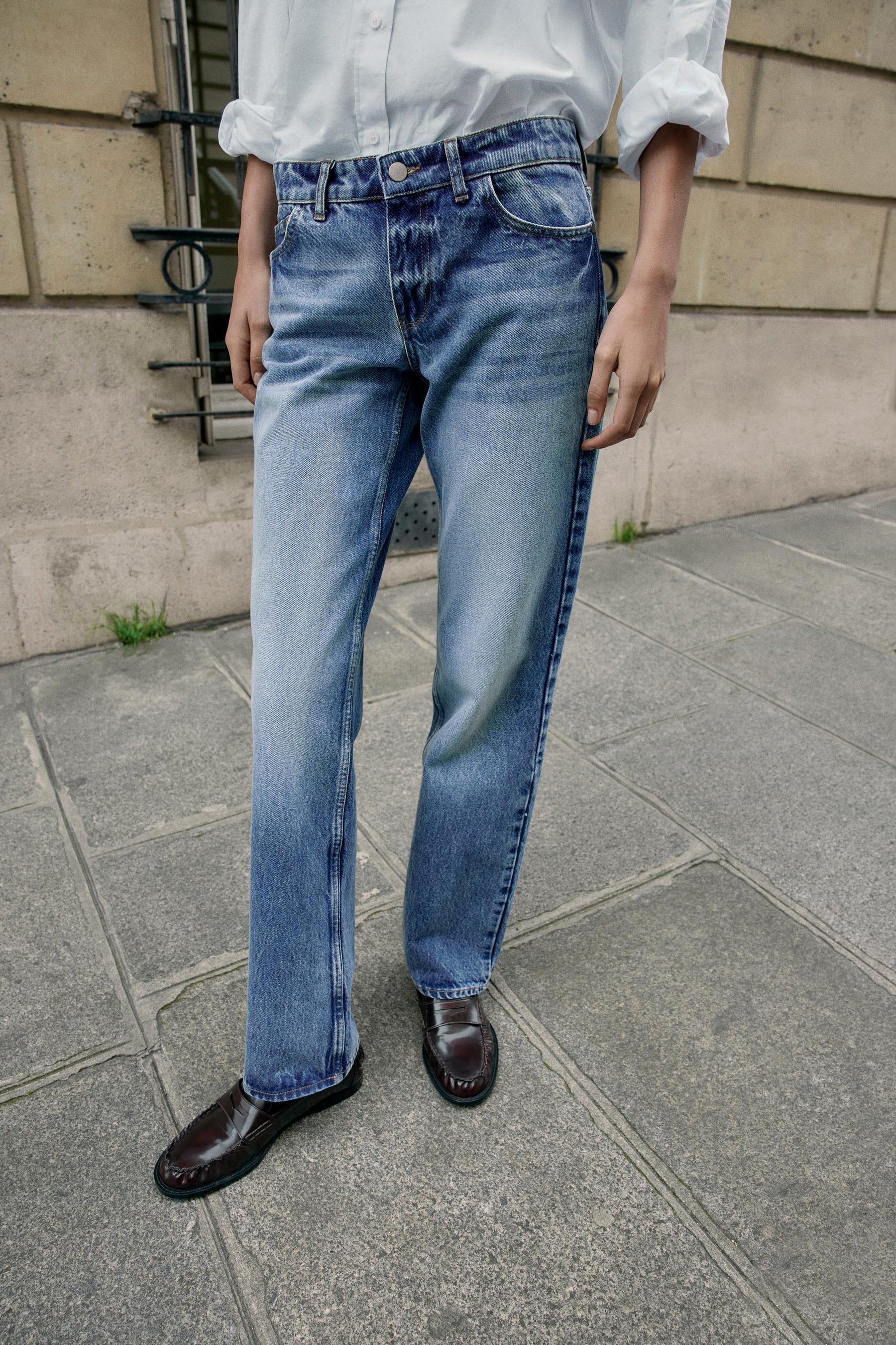 Straight Low-Rise Jeans