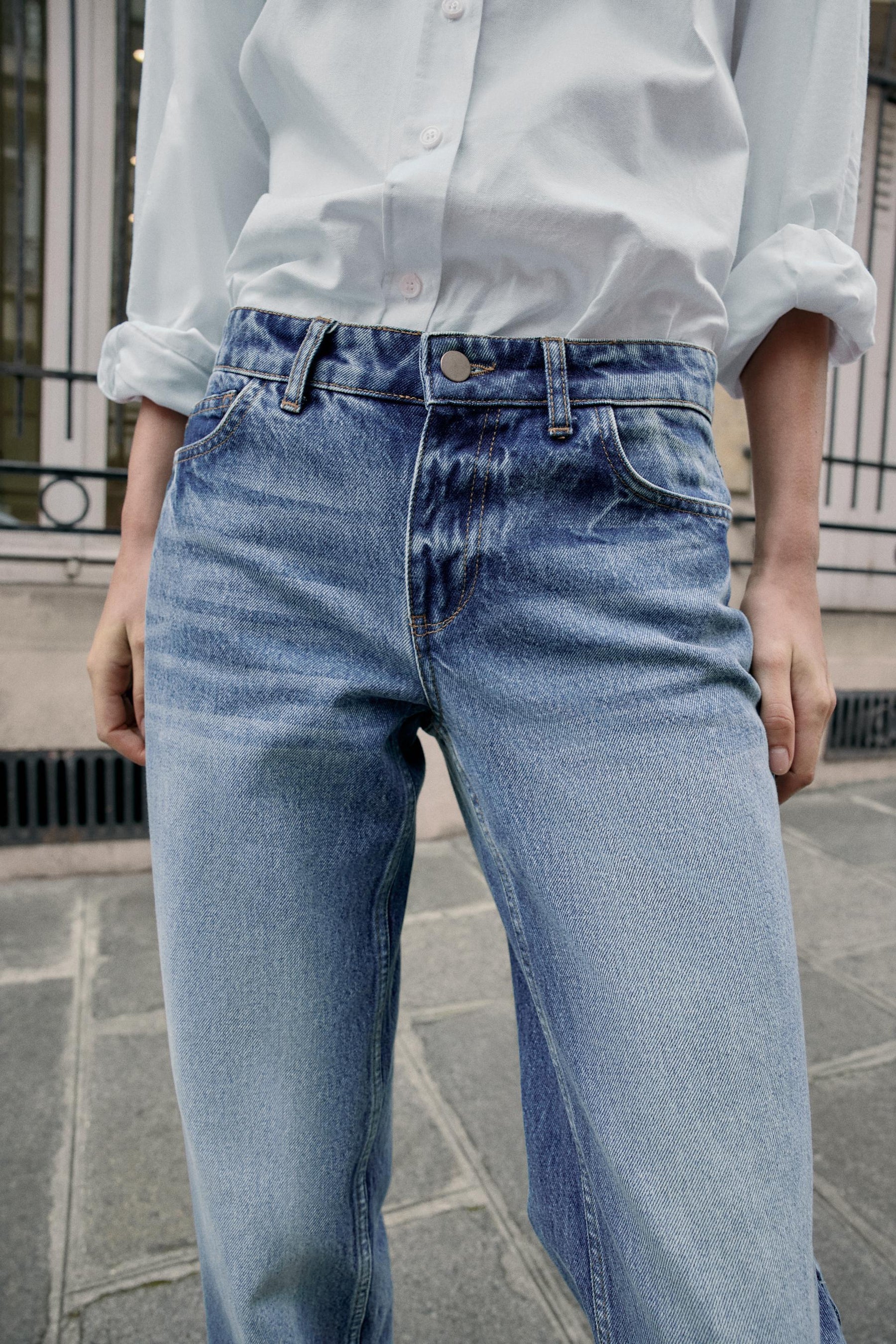 Straight Low-Rise Jeans