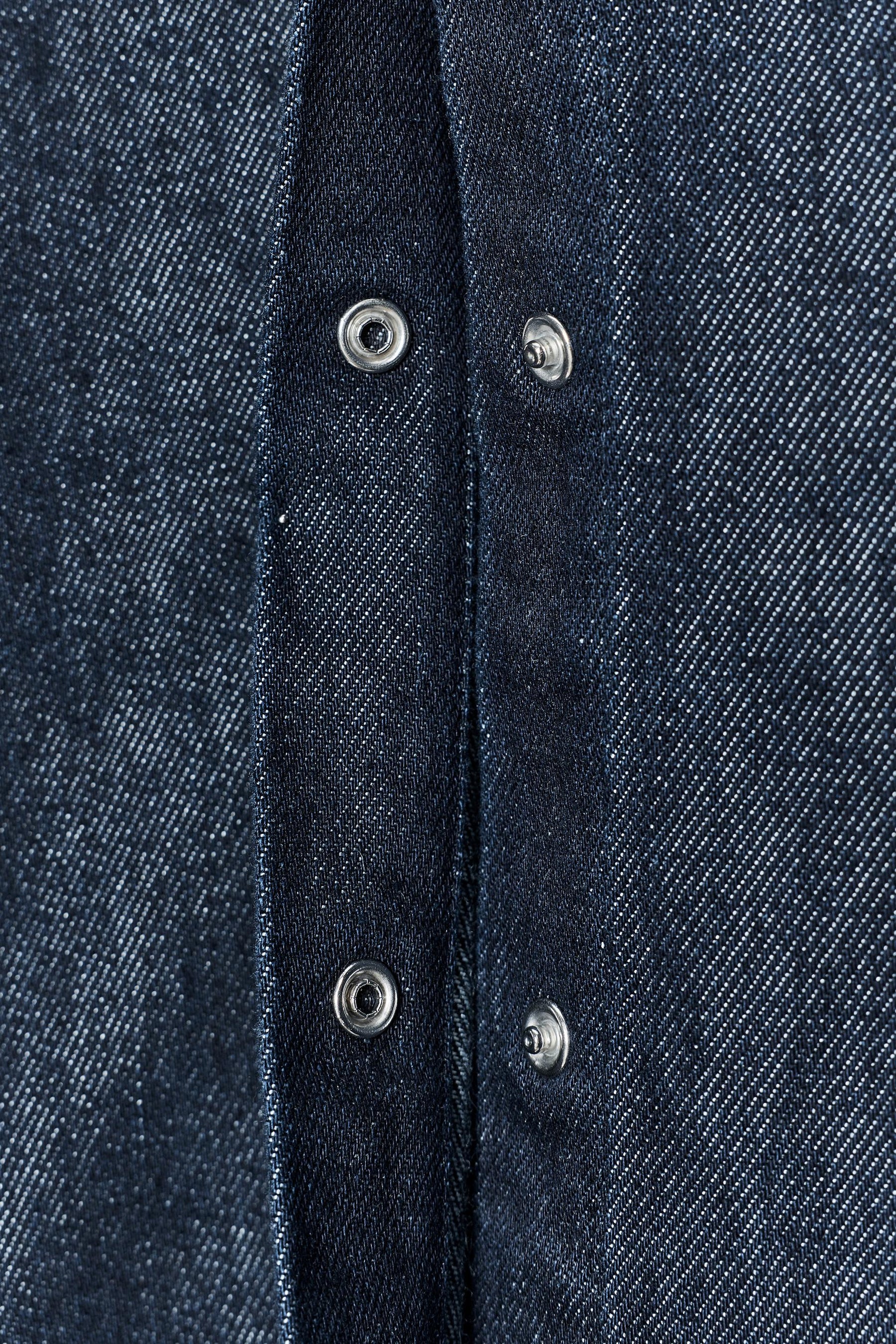 Denim Shirt with Ties