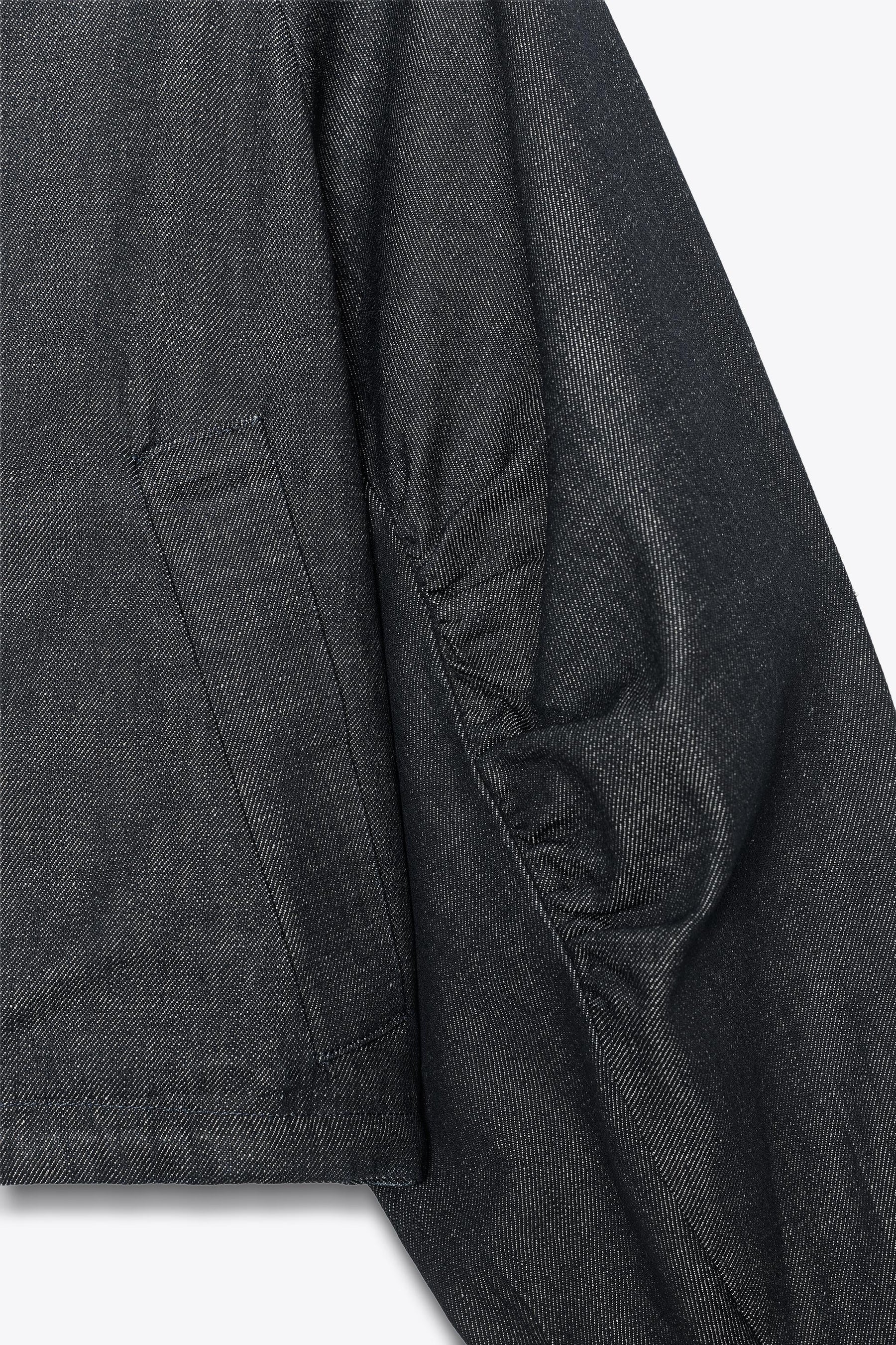 Puff Denim Bomber Jacket