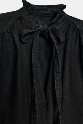 DENIM SHIRT WITH PADS