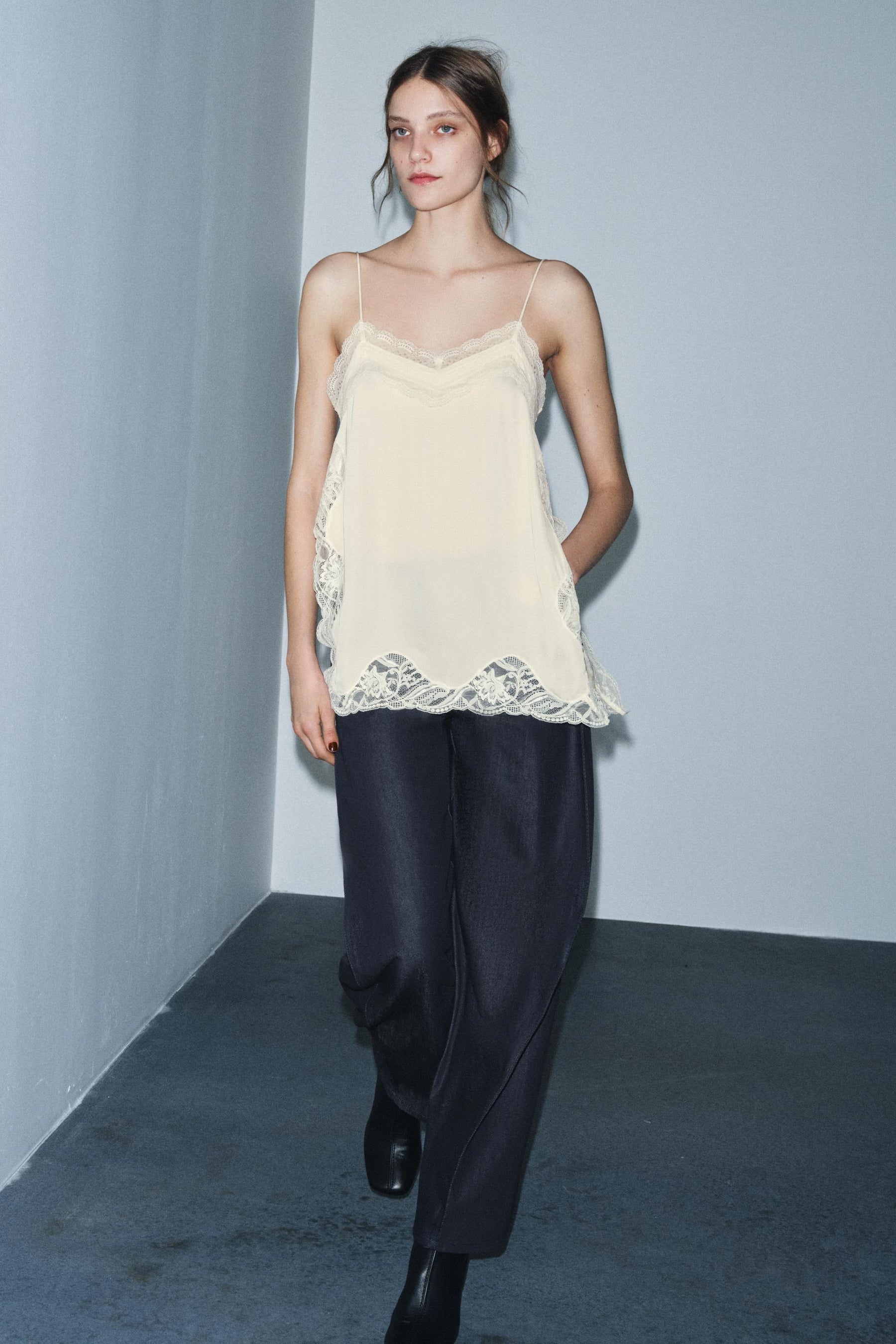 Balloon Denim Trousers