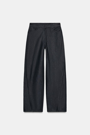 Balloon Denim Trousers
