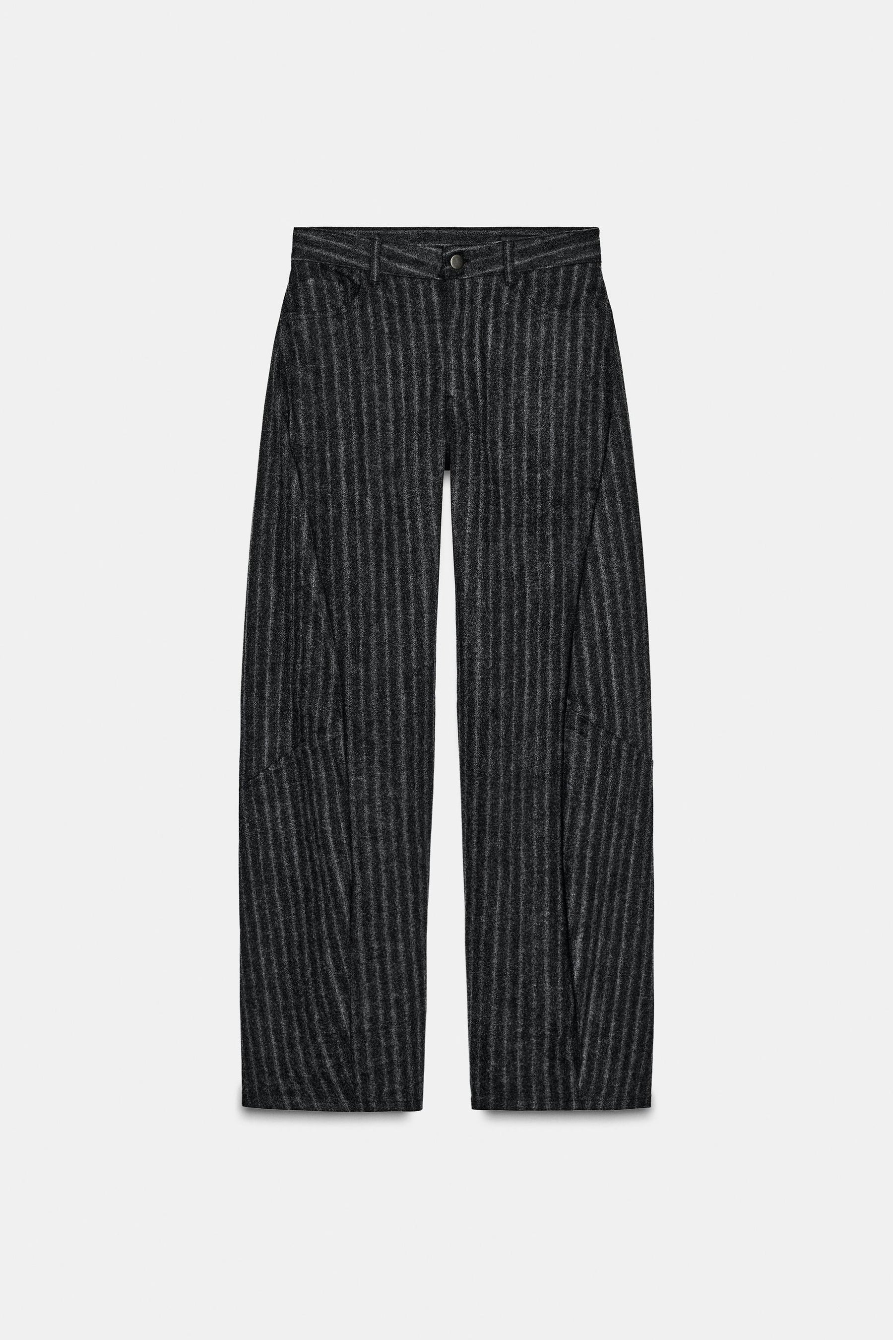 Striped Balloon Trousers