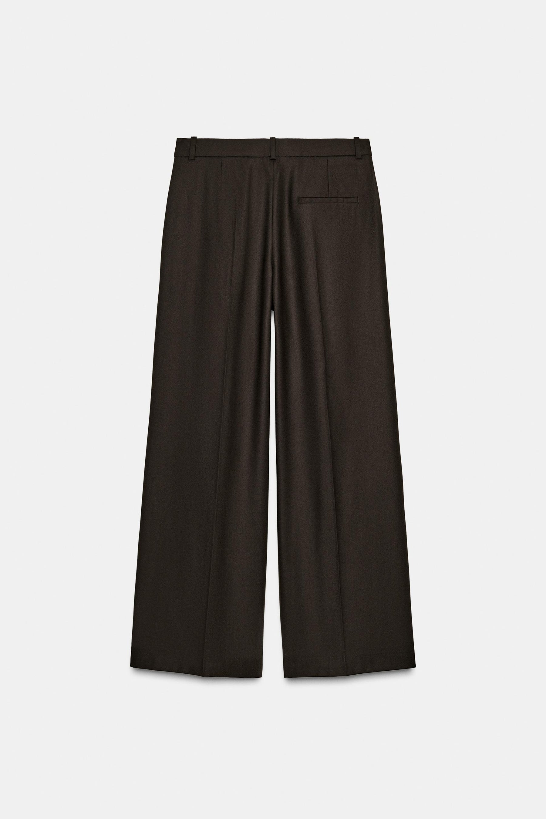Wide-Leg Trousers with Pleats
