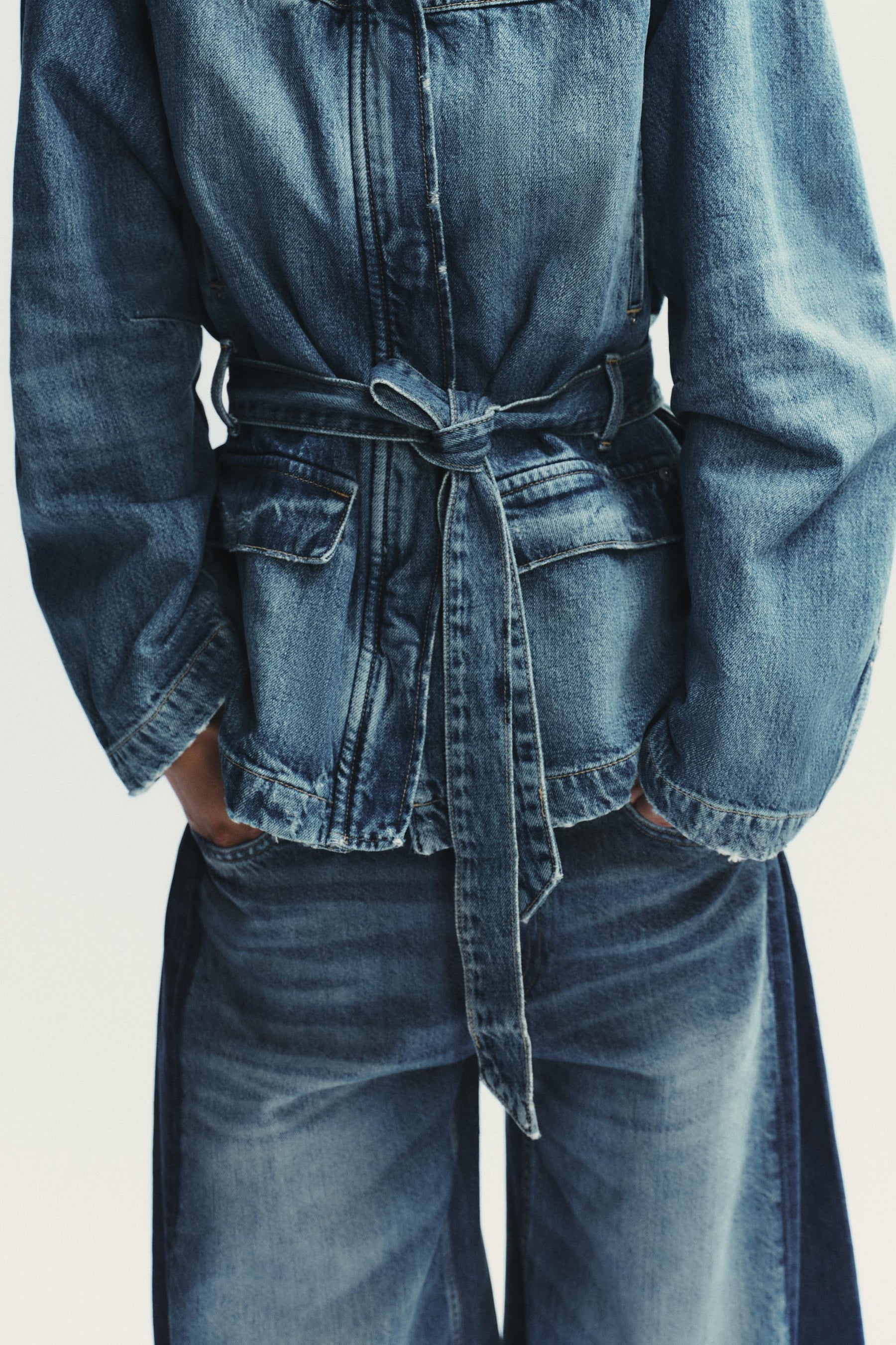 LONG DENIM JACKET