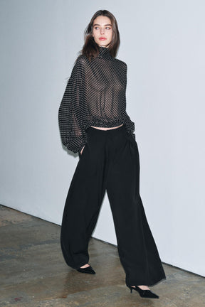 Polka Dot Blouse with