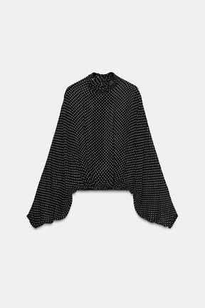 Polka Dot Blouse with