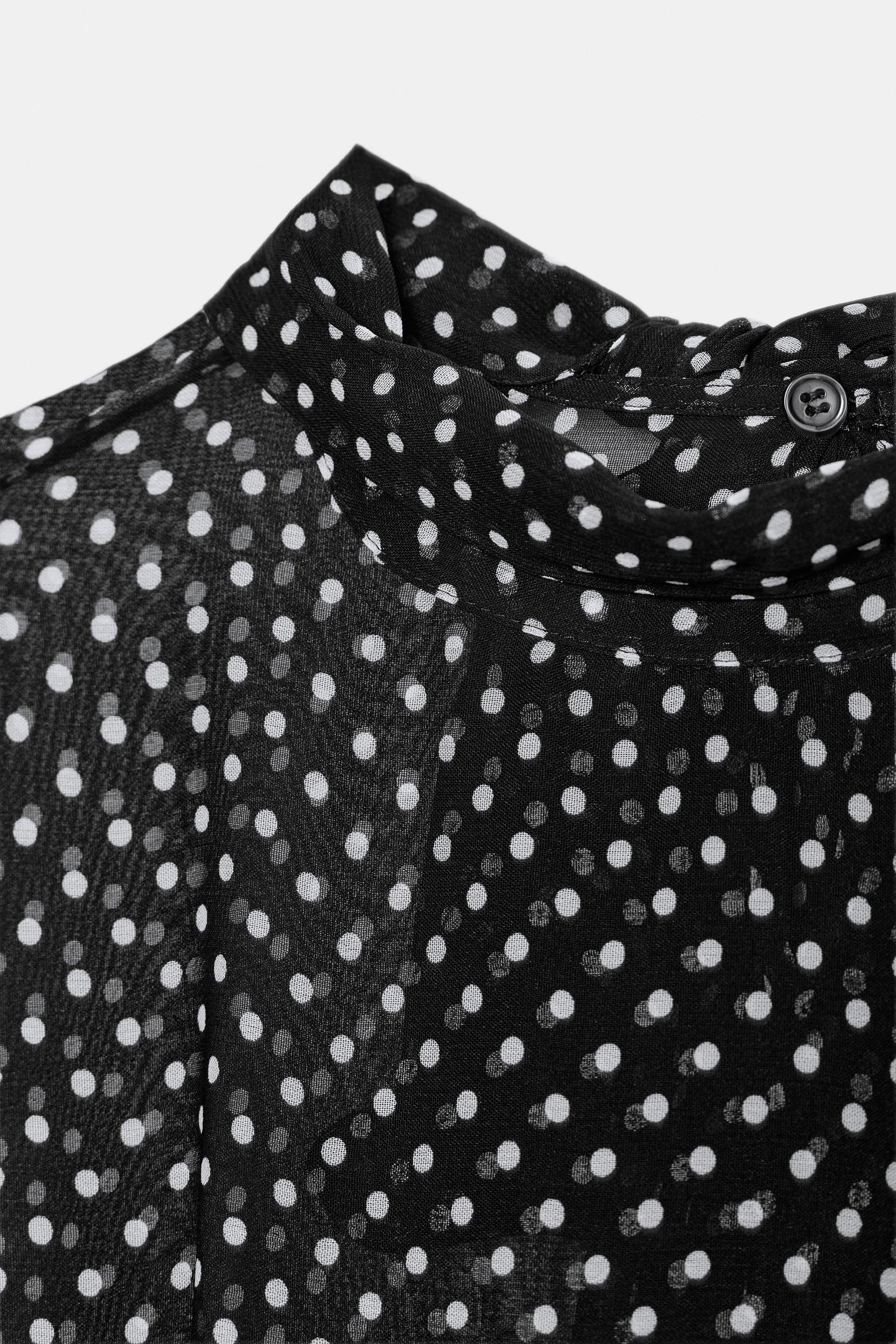 Polka Dot Blouse with