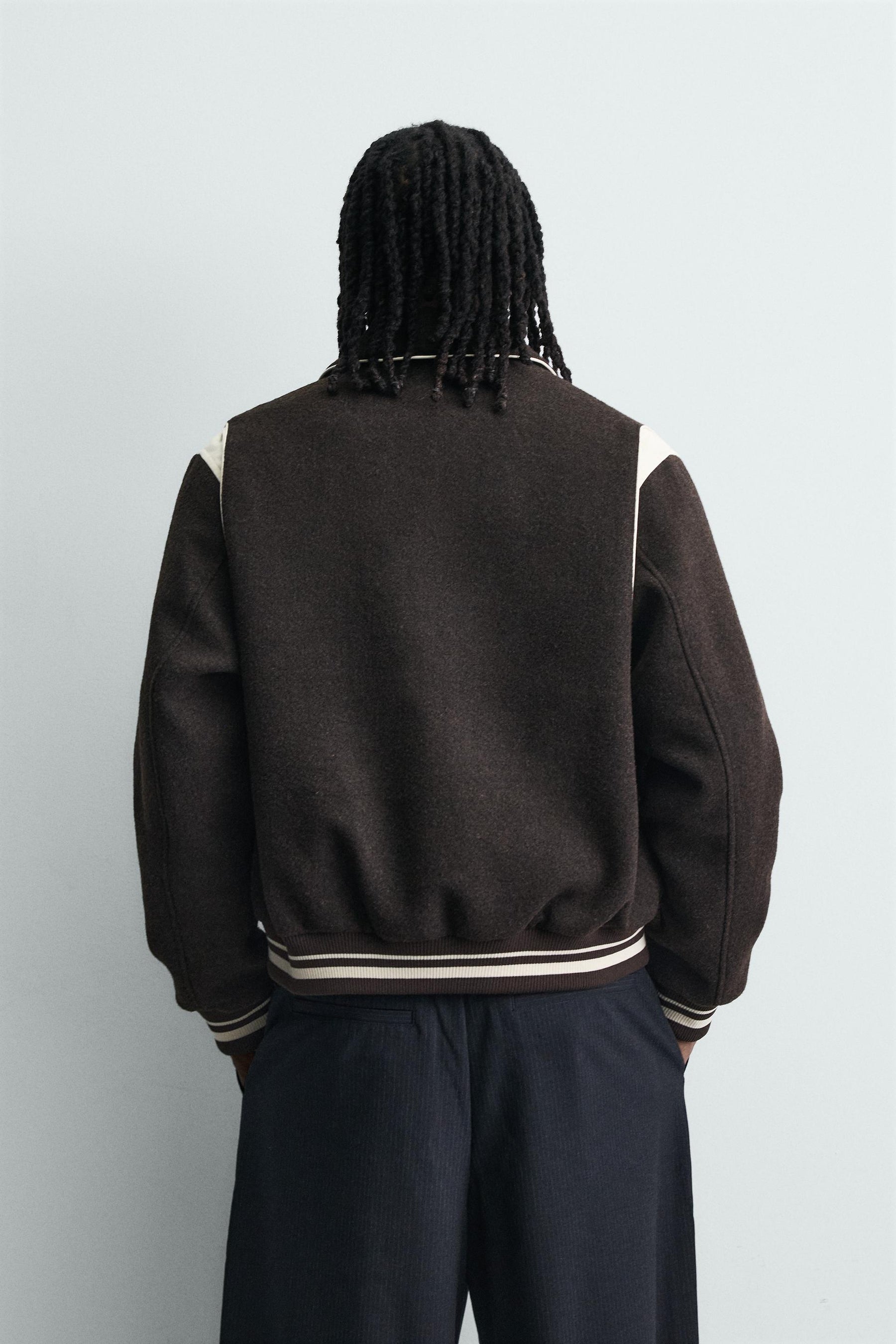 Contrast Bomber Jacket