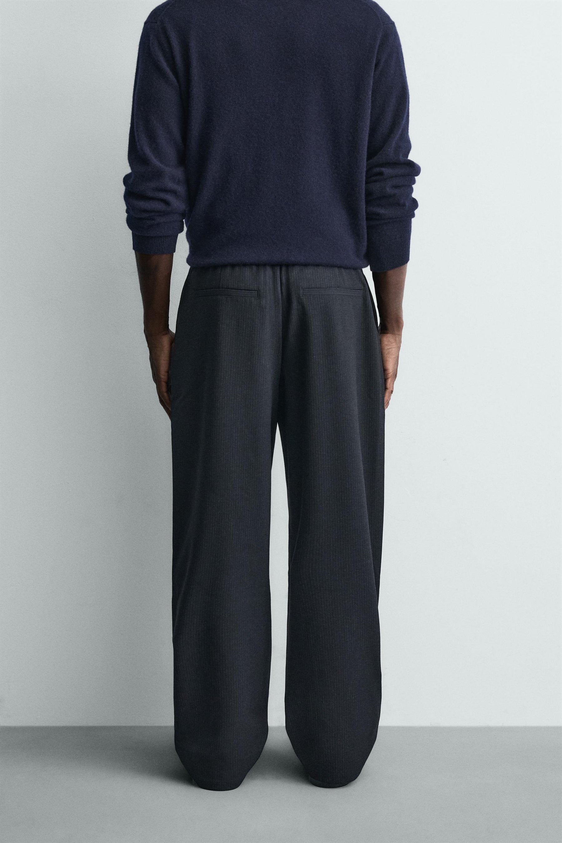 Striped Relaxed Trousers