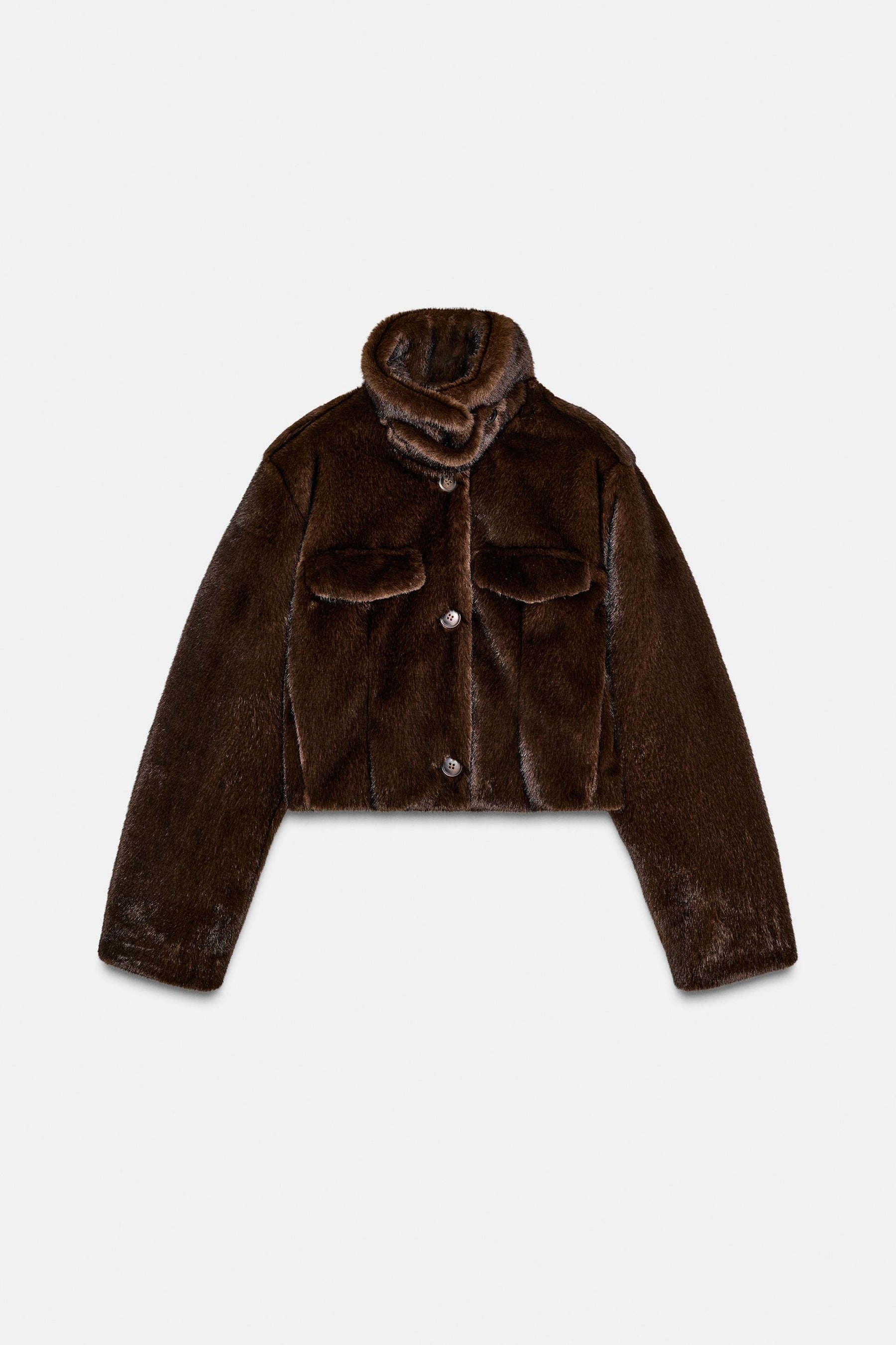 SHORT BOMBER JACKET WITH