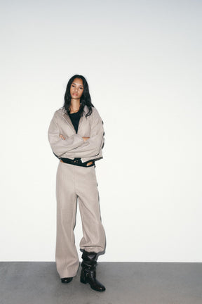 Soft High-Waist Trousers