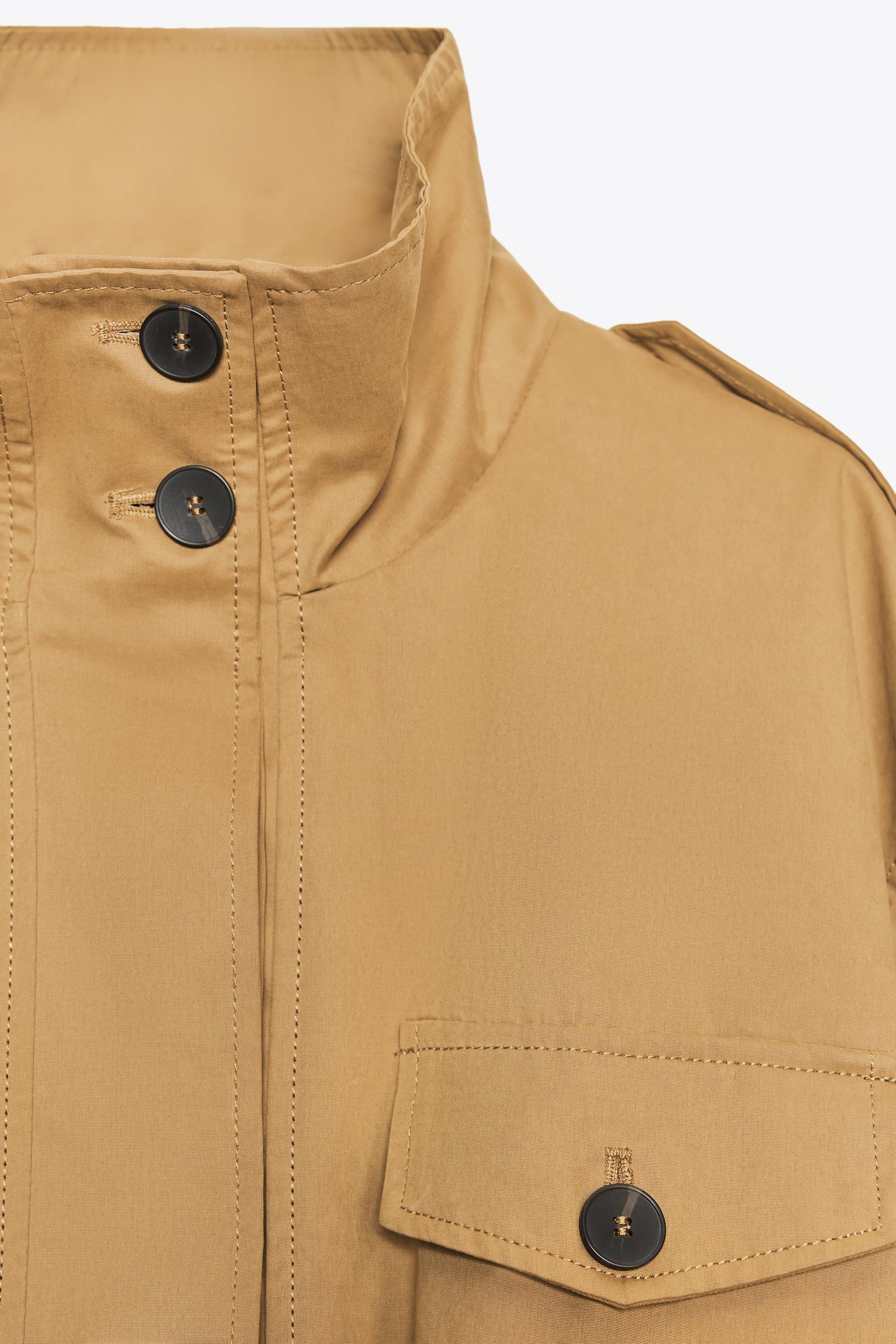 SHORT TRENCH COAT - Image 6