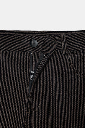 Striped Wide-Leg Trousers