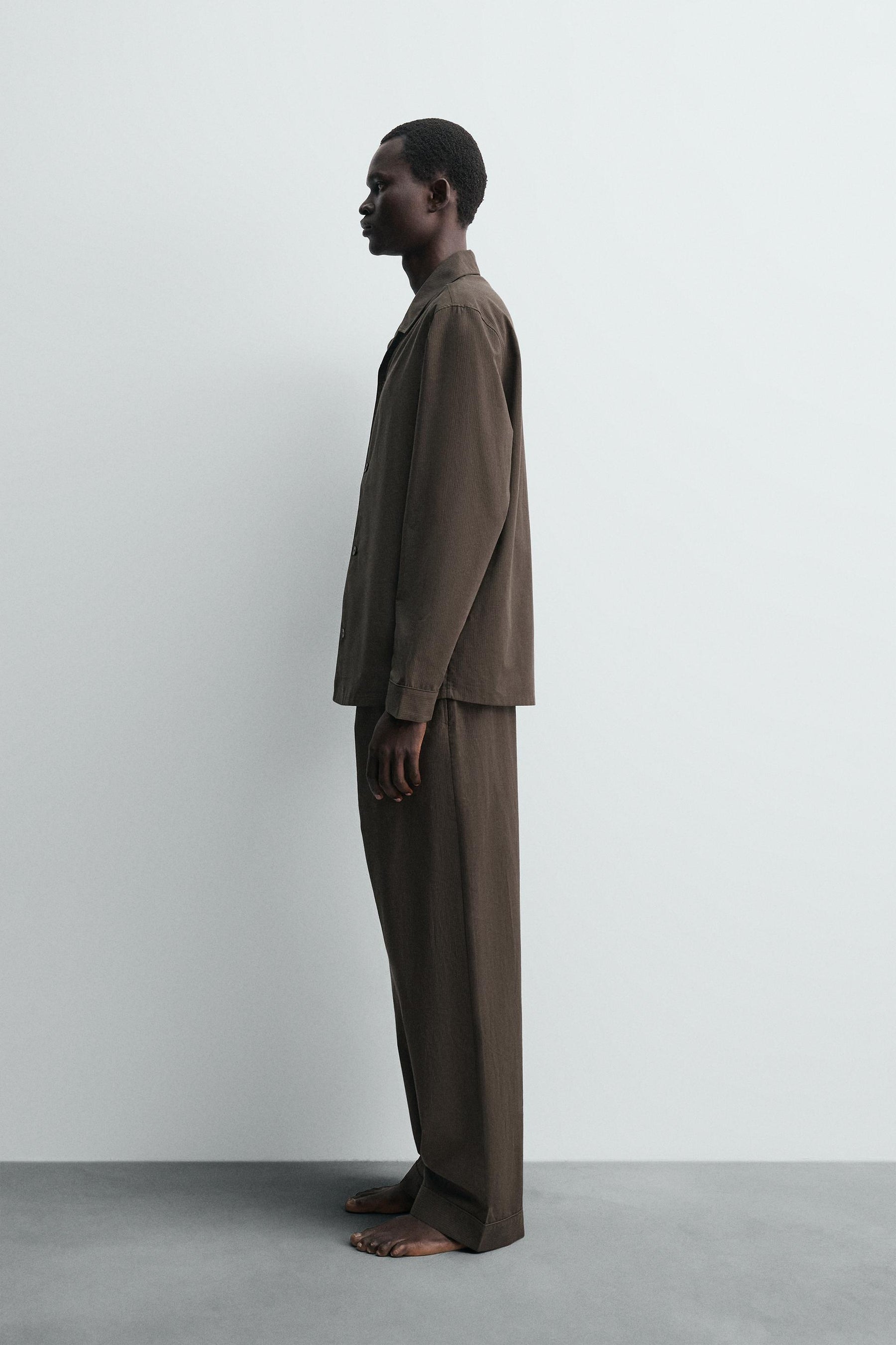 JACQUARD PYJAMA SHIRT - Image 4