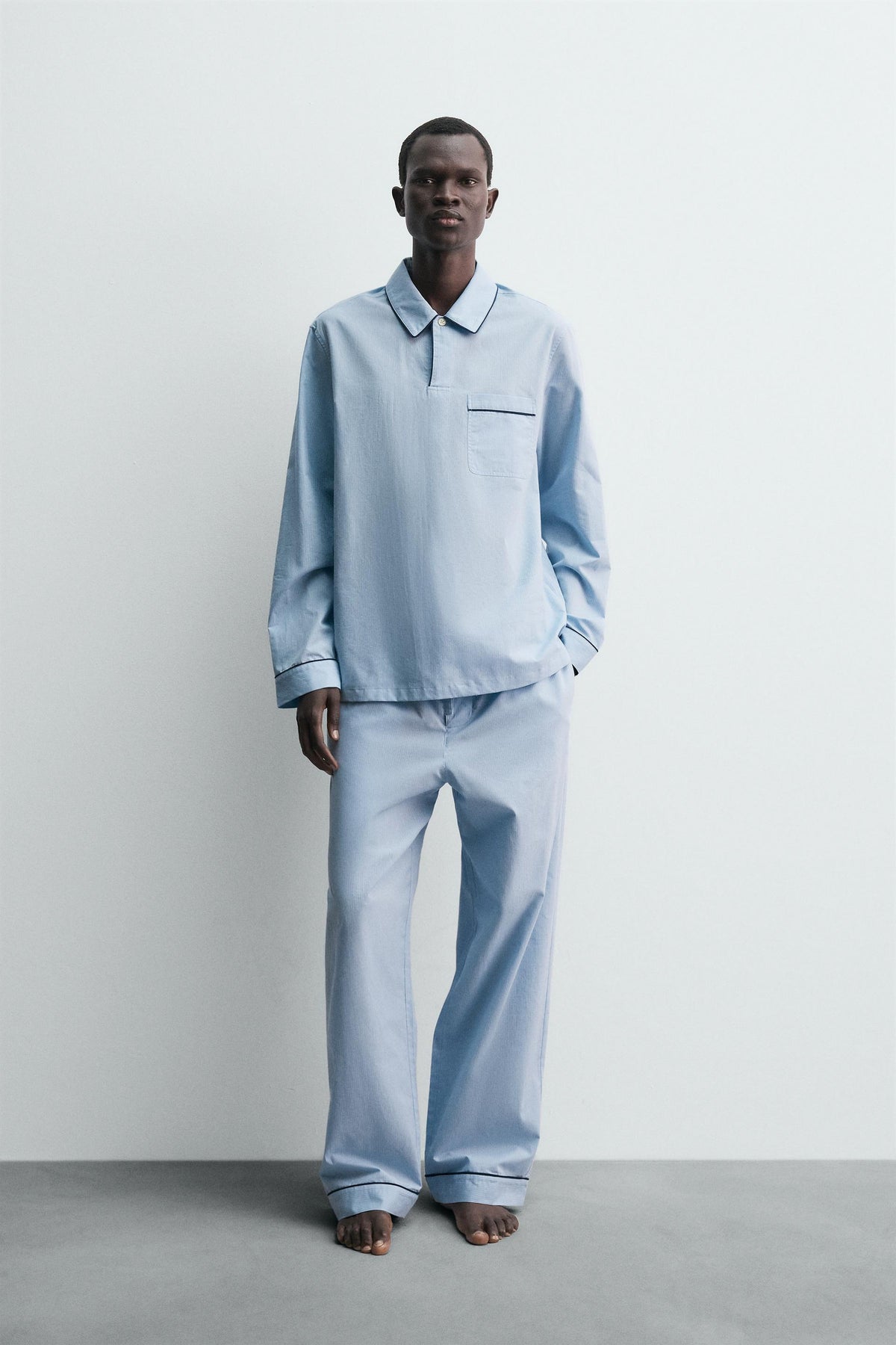 JACQUARD PYJAMA BOTTOMS - Image 1