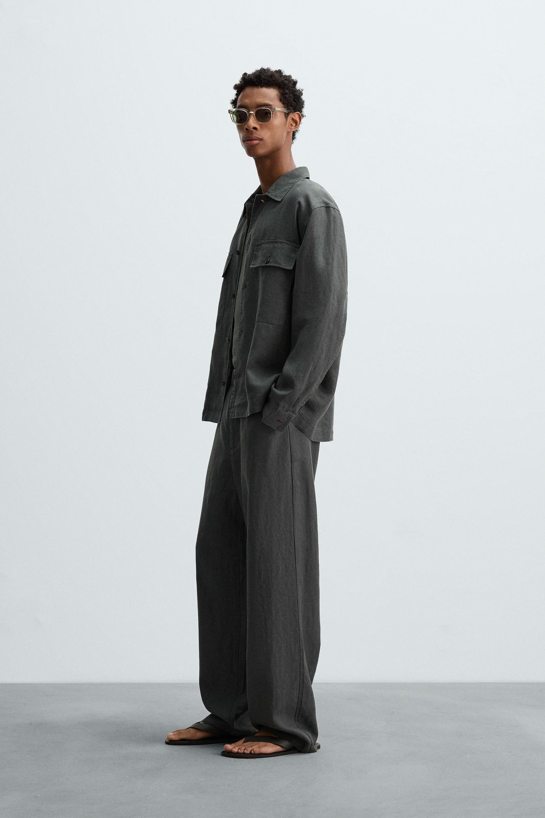 100% HEMP RELAXED FIT TROUSERS - Image 4